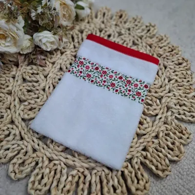 Gant de toilette en bambou motif liberty